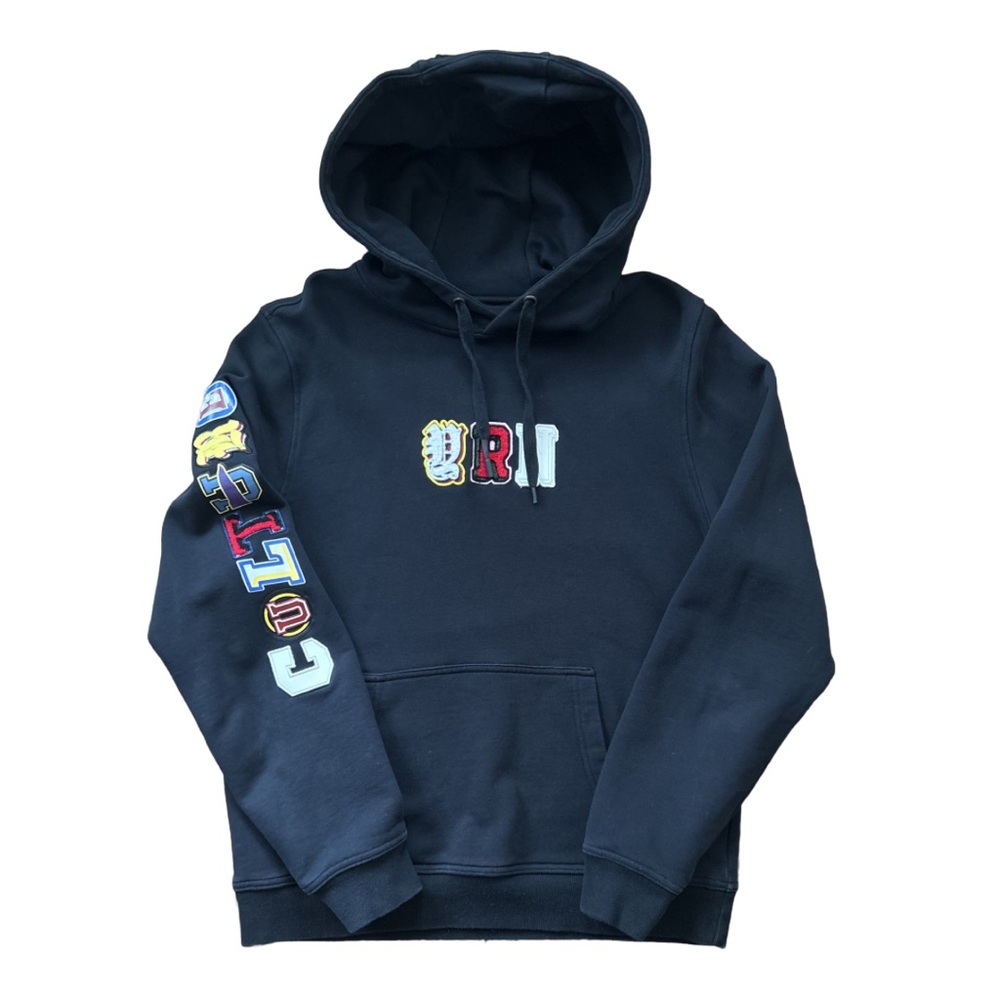 Yung Rich Nation Men’s Black Graphic Streetwear Pullover Hoodie Size M